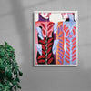 Sisters contemporary wall art print by Carla Petelski - sold by DROOL