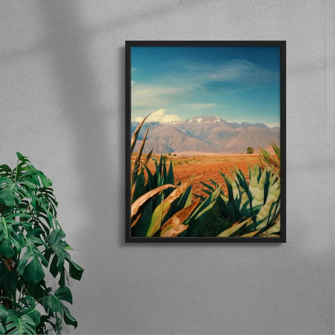 Desert Peak contemporary wall art print by Mandy Sham - sold by DROOL