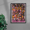 I can't move contemporary wall art print by Jorge Santos - sold by DROOL