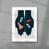 Loose Face contemporary wall art print by David Vanadia - sold by DROOL
