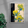 Magnolia contemporary wall art print by MEDG - sold by DROOL
