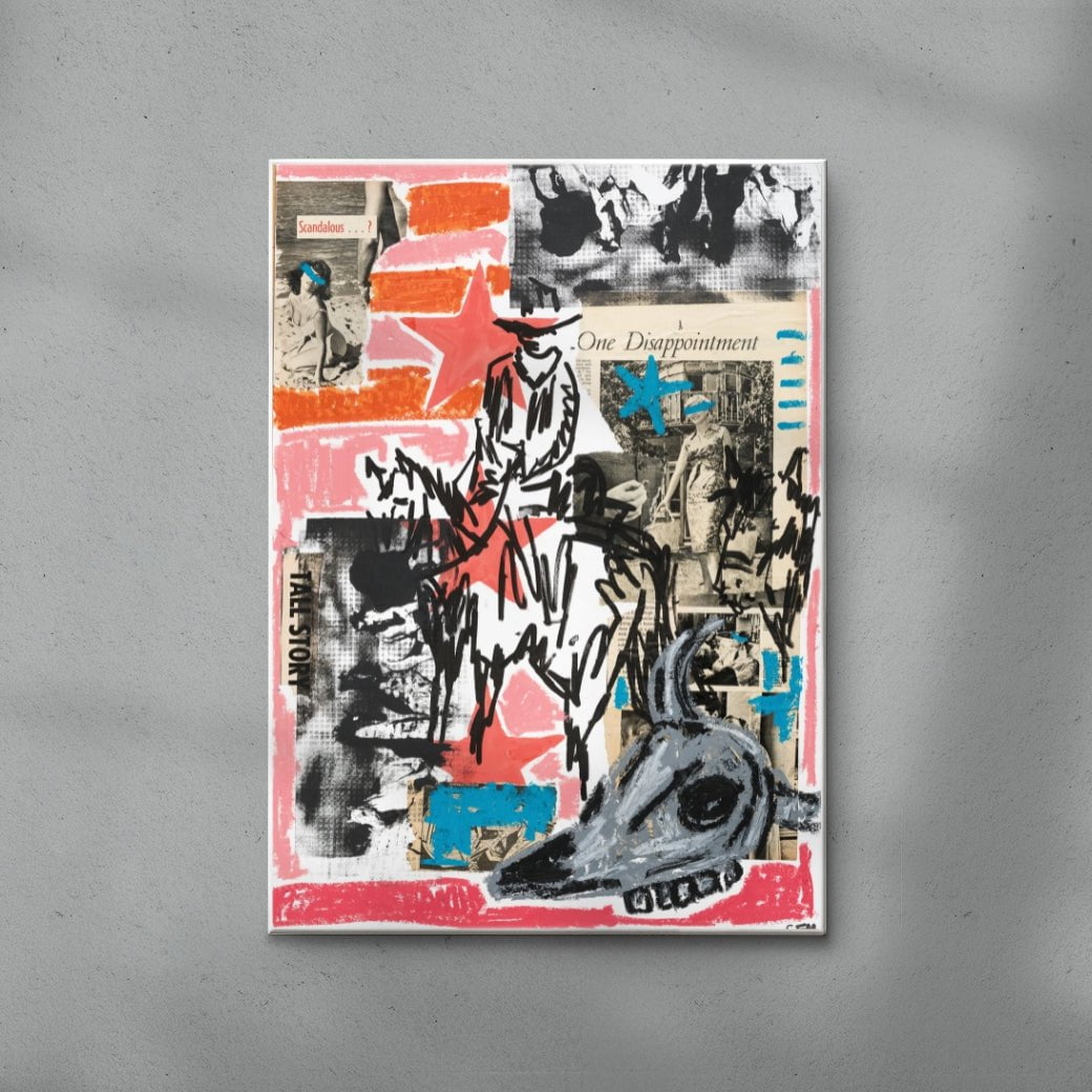 The Wild West contemporary wall art print by Caitlin Flood-Molyneux - sold by DROOL