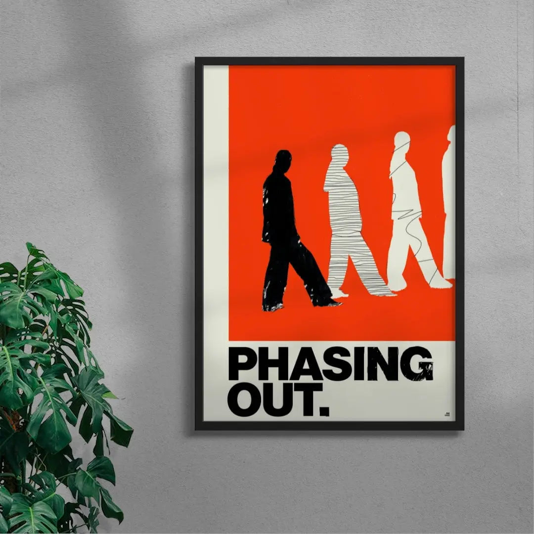 PHASING OUT contemporary wall art print by Brad Mead - sold by DROOL