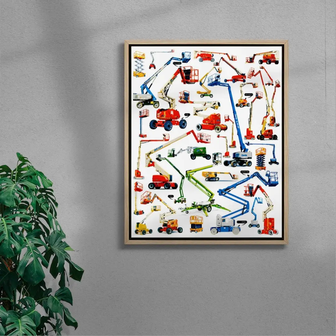 If you really think about it life shouldn't feel this strange contemporary wall art print by Jean Pierre Consuegra - sold by DROOL