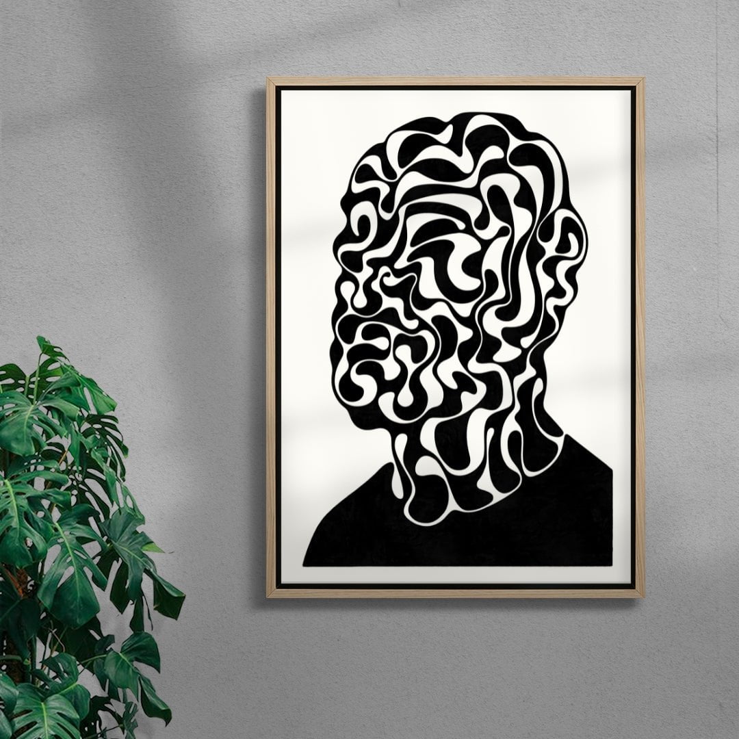 Timespender contemporary wall art print by Henrik Delehag - sold by DROOL