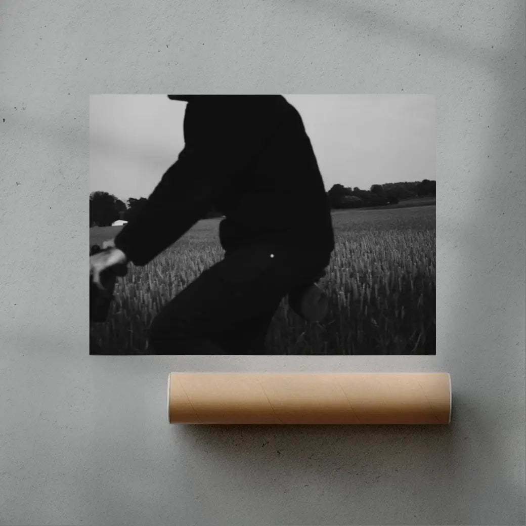 Wheat Rider contemporary wall art print by Johan Knobe - sold by DROOL
