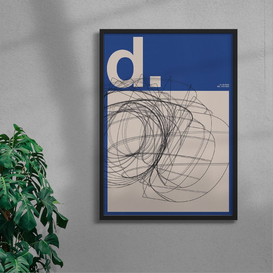 d. contemporary wall art print by Brad Mead - sold by DROOL