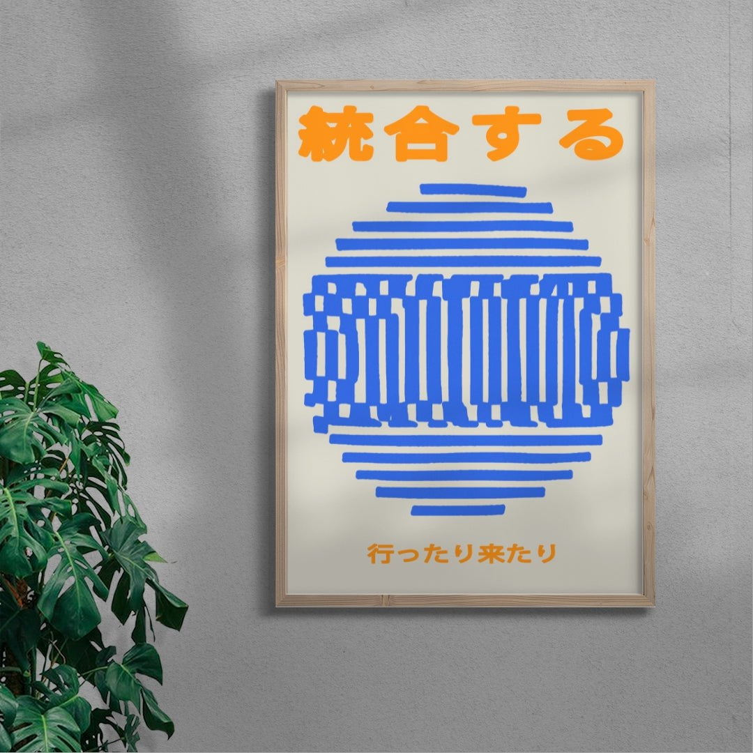 Integrate contemporary wall art print by Will Da Costa - sold by DROOL