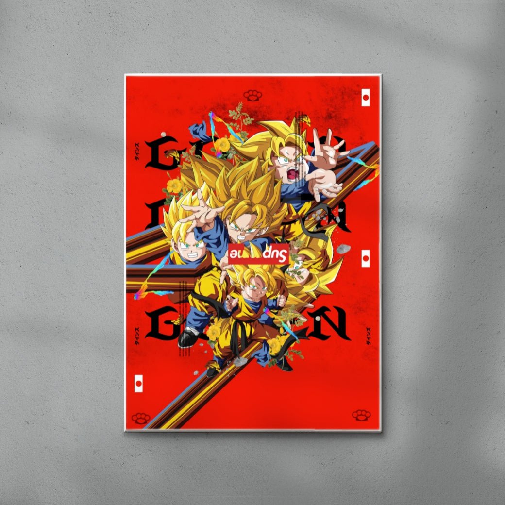 GOTEN TAG contemporary wall art print by DINES© - sold by DROOL