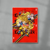 GOTEN TAG contemporary wall art print by DINES© - sold by DROOL