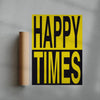 Happy Times contemporary wall art print by Sven Silk - sold by DROOL