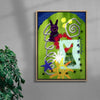 I've Got Something to Tell You contemporary canvas art print by mareykrap - sold by DROOL