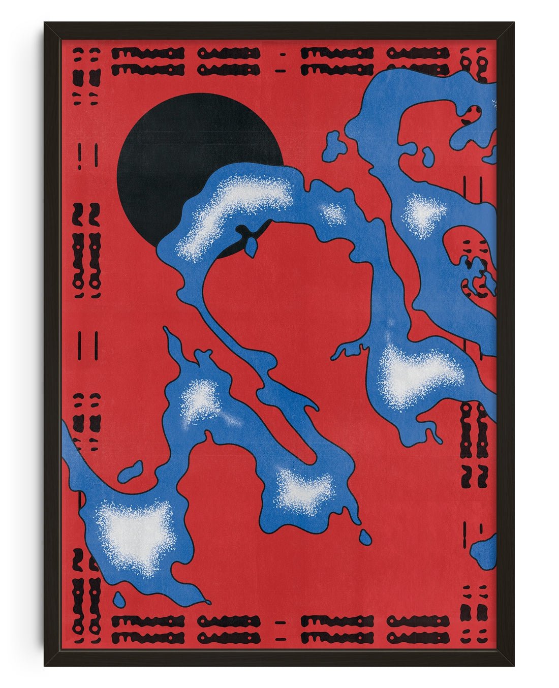 Strange Gasses contemporary wall art print by Alexander Khabbazi - sold by DROOL