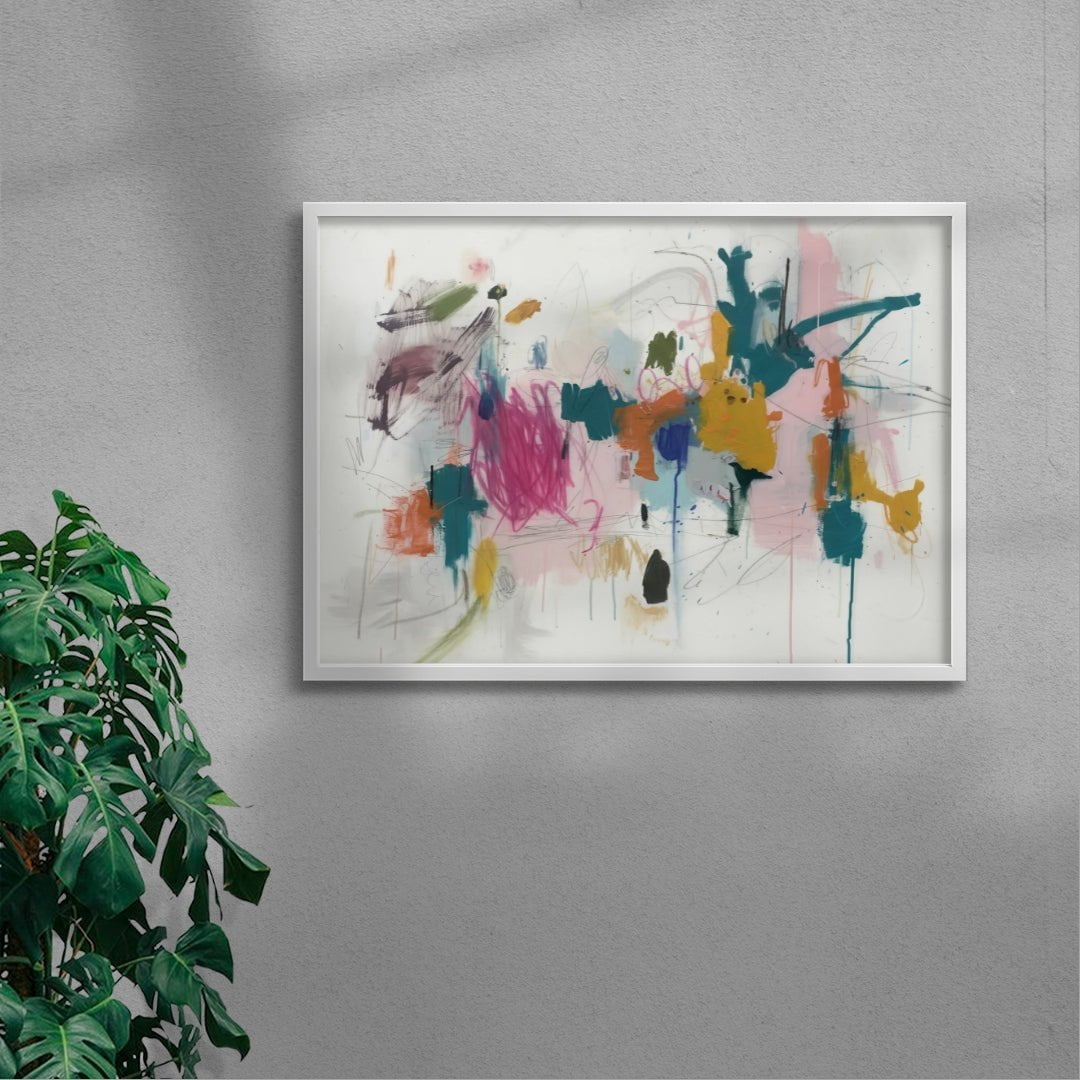 Chaos contemporary wall art print by Dom Russo - sold by DROOL