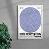 TOKYO DSN contemporary wall art print by George Kempster - sold by DROOL