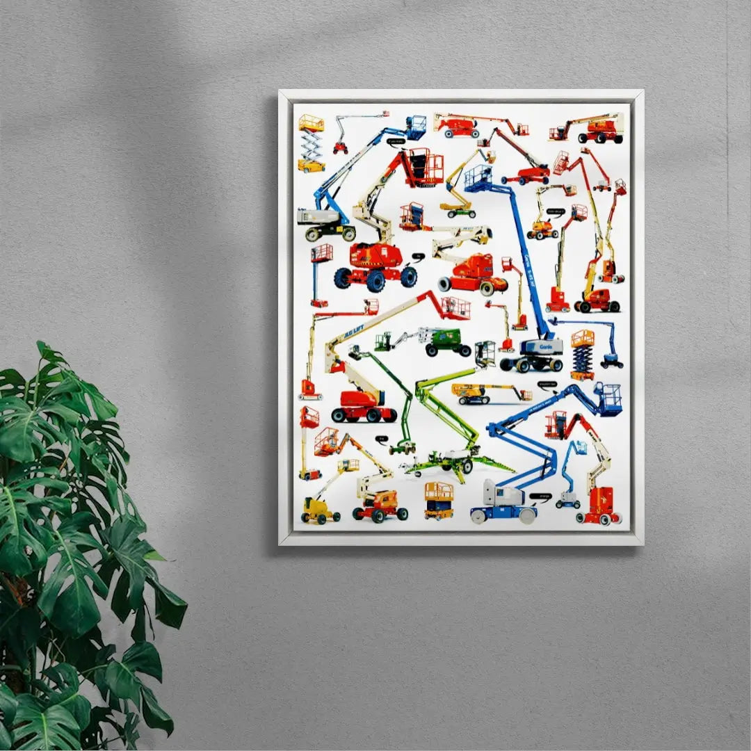 If you really think about it life shouldn't feel this strange contemporary wall art print by Jean Pierre Consuegra - sold by DROOL