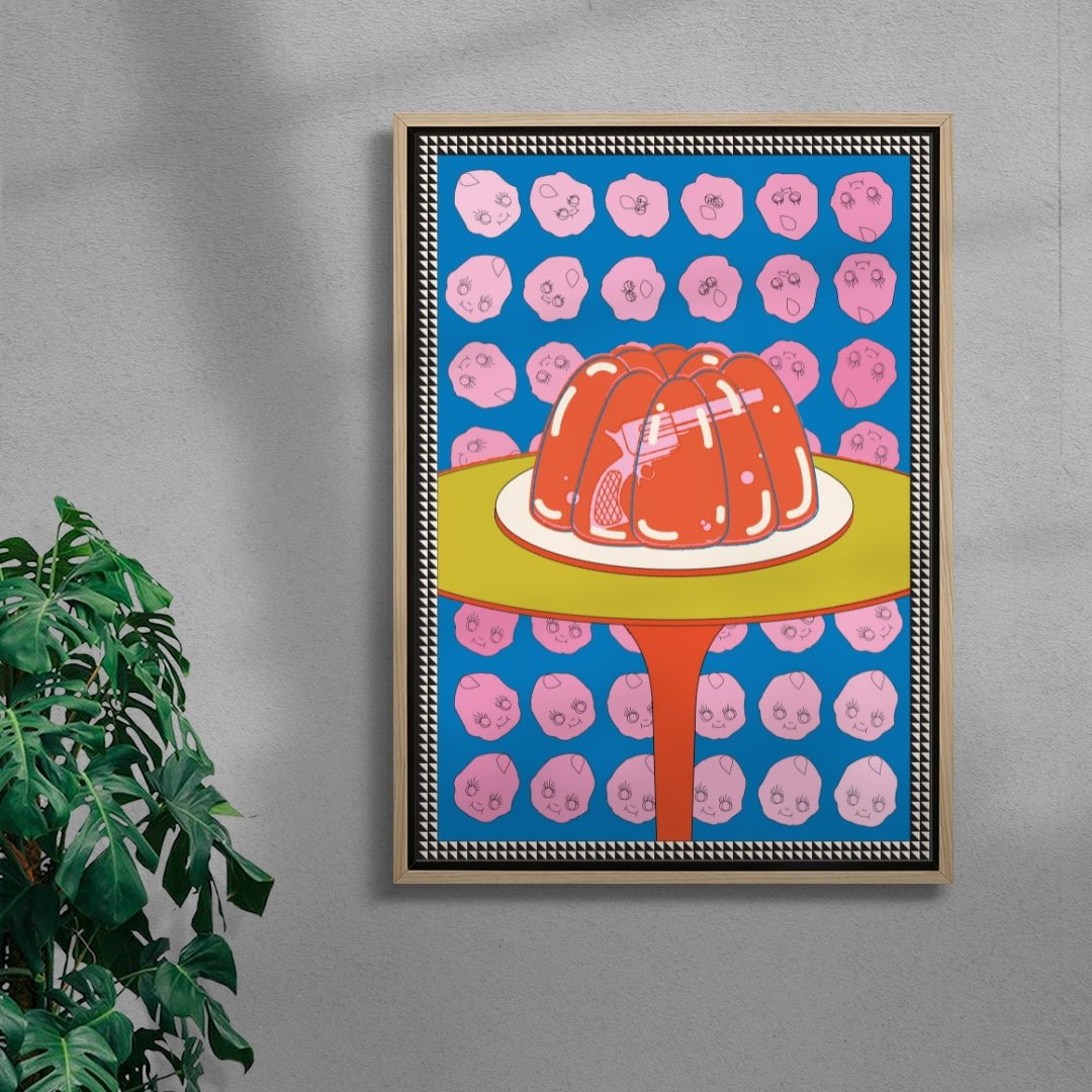 Jello Shots contemporary wall art print by Renee Kao - sold by DROOL
