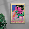Kid Kaiju contemporary wall art print by Azaazelus - sold by DROOL