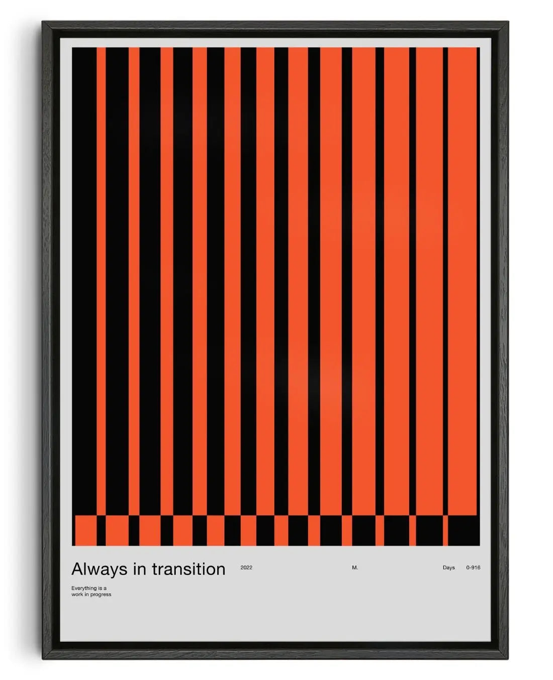 Always in transition contemporary wall art print by Mirza Talovic - sold by DROOL