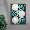 STAY IN THE LIGHT contemporary wall art print by Xtian Miller - sold by DROOL