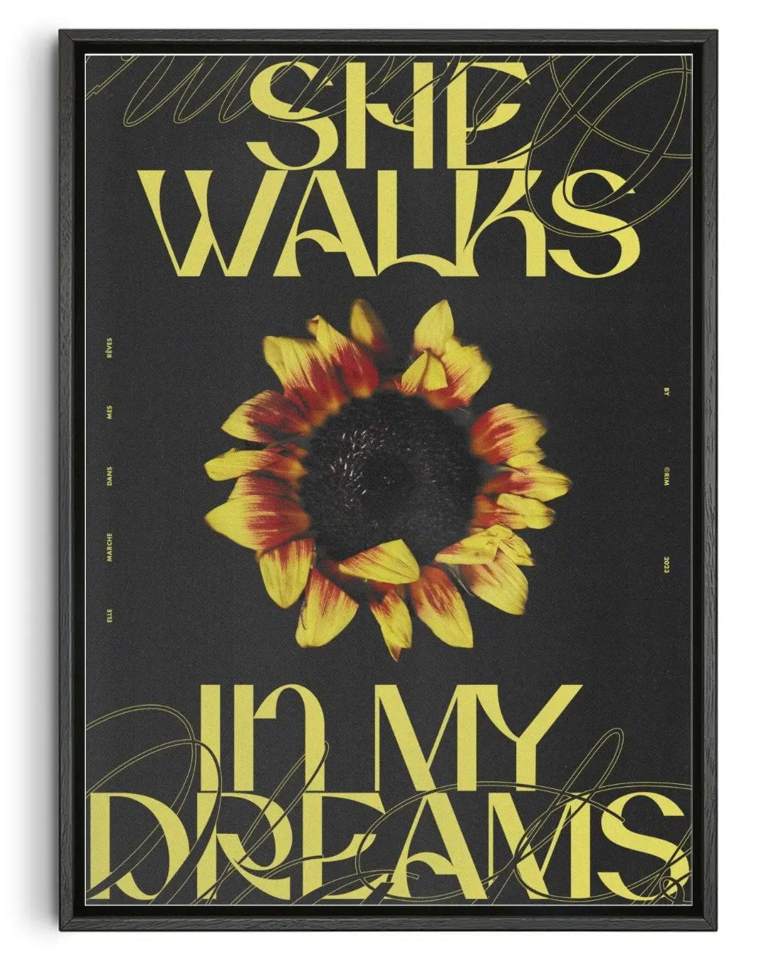 She Walks In My Dreams contemporary wall art print by RIM Atelier - sold by DROOL