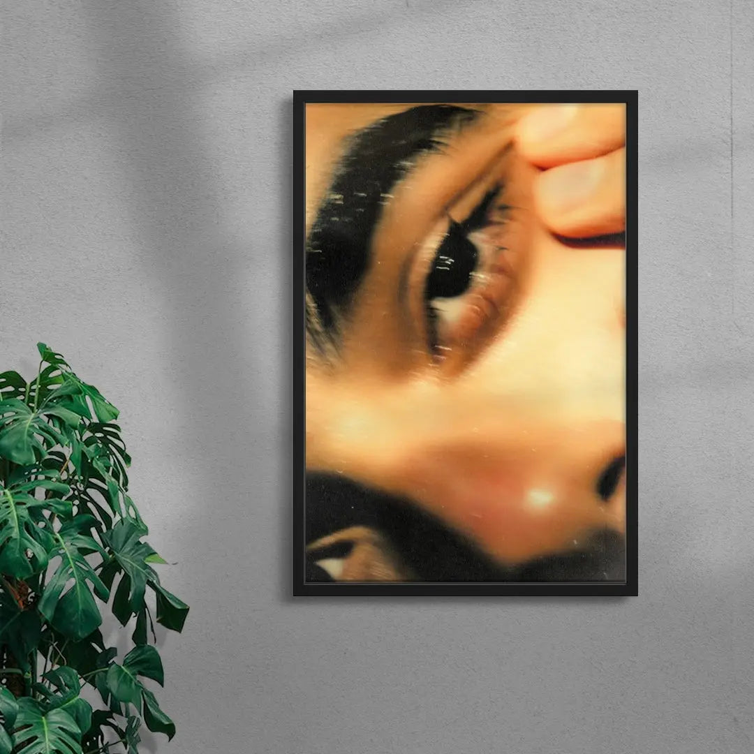 Silent Gaze contemporary wall art print by Omar Belattar - sold by DROOL