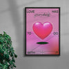 Love Has Everything To Do With It contemporary wall art print by Paulina Almira - sold by DROOL