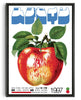 Load image into Gallery viewer, Red Apple contemporary wall art print by George Kempster - sold by DROOL