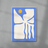 Skeleton Bloom contemporary wall art print by Kim Van Vuuren - sold by DROOL