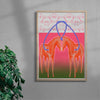 Nexus contemporary wall art print by Tristan Huschke - sold by DROOL