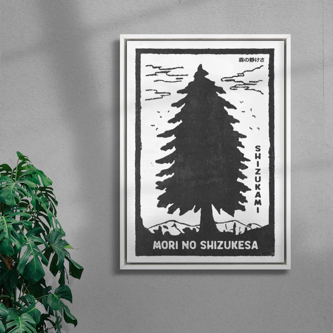 The Silence Of The Forest contemporary wall art print by Todd Pham - sold by DROOL