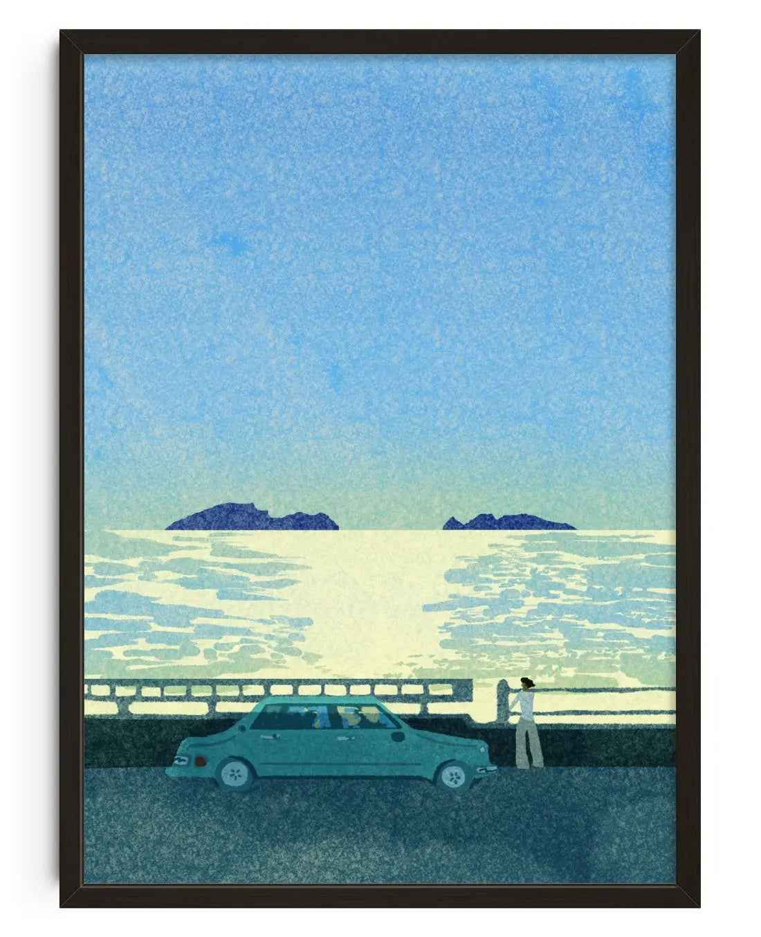 Kamakura contemporary art print by Lily Kong - sold by DROOL