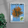 Dandelion contemporary wall art print by Studio Trikken - sold by DROOL