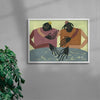 Together No.2 contemporary wall art print by Studio IMO - sold by DROOL