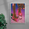 Disco Shoes contemporary wall art print by Paulina Almira - sold by DROOL