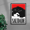 Saudade contemporary wall art print by Utsav Verma - sold by DROOL