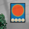 Summer Solstice contemporary wall art print by Dohee Kwon - sold by DROOL