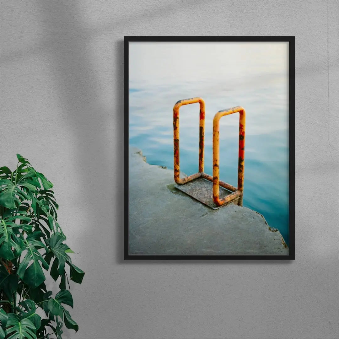 Rusty Pool contemporary wall art print by Steven Schultz - sold by DROOL
