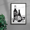 GRAPPA contemporary wall art print by Max Blackmore - sold by DROOL