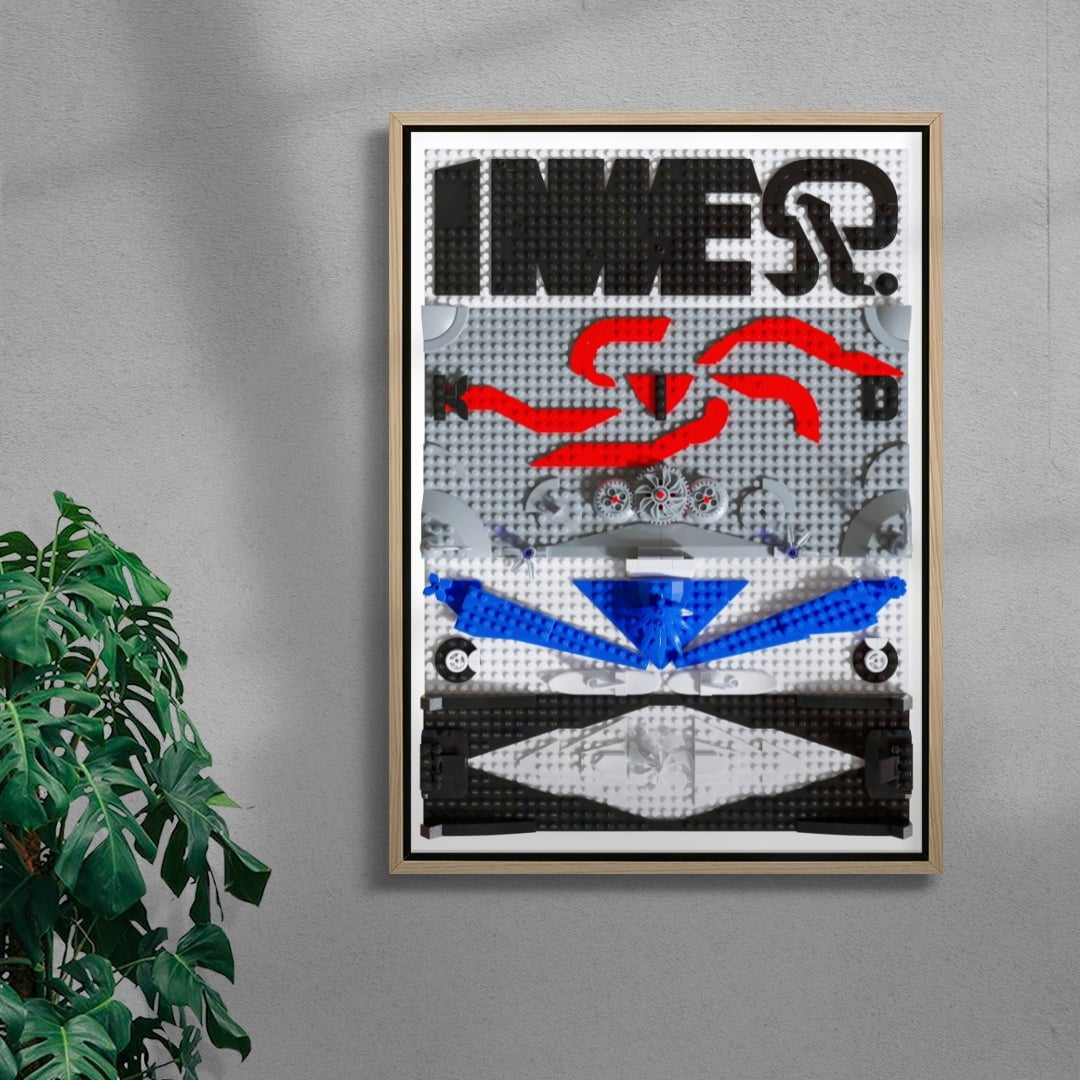 Inner Kid contemporary wall art print by Alessio Borando - sold by DROOL