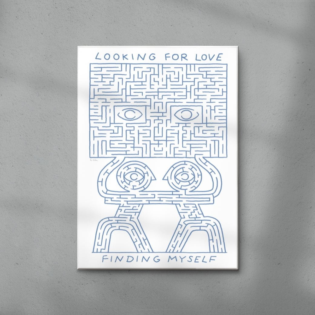 Looking For Love contemporary wall art print by Eric Schwarz - sold by DROOL