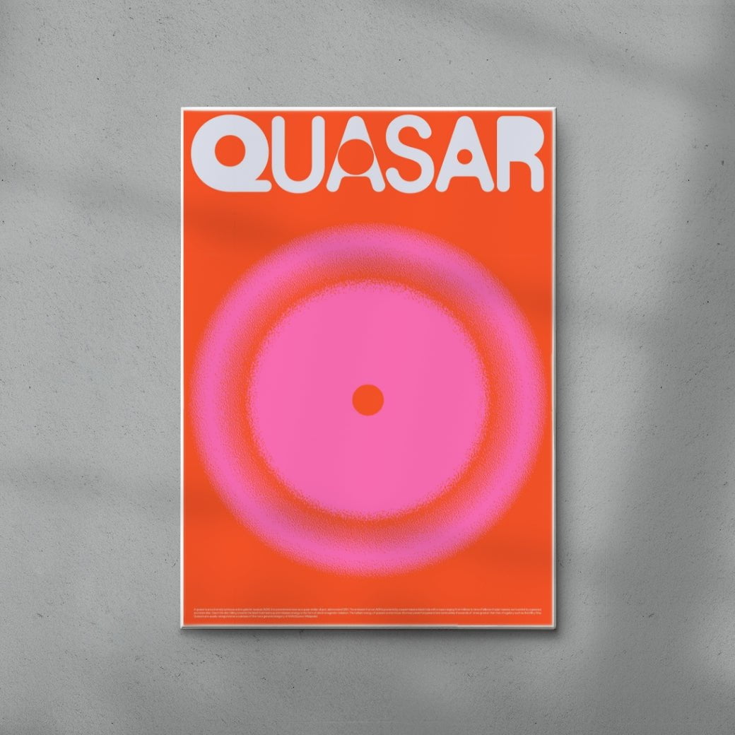Quasar contemporary wall art print by John Schulisch - sold by DROOL