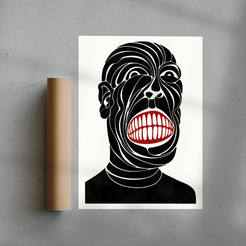 Third-party Debtee contemporary wall art print by Henrik Delehag - sold by DROOL
