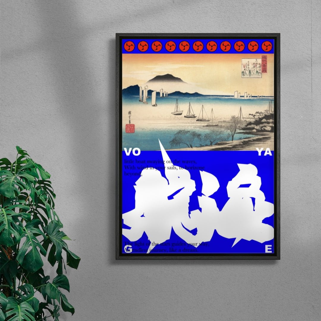 VOYAGE contemporary wall art print by Ren Morita - sold by DROOL