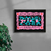Get In The Fucking Frog Pit contemporary wall art print by Aley Wild - sold by DROOL