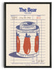 Cargar imagen en el visor de la galería, The Bear contemporary wall art print by Justyna Frąckiewicz - sold by DROOL