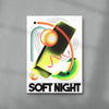 Soft Night contemporary wall art print by Liorzh - sold by DROOL