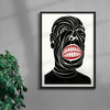 Third-party Debtee contemporary wall art print by Henrik Delehag - sold by DROOL