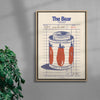 The Bear contemporary wall art print by Justyna Frąckiewicz - sold by DROOL