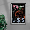 Showdown contemporary wall art print by Caitlin Flood-Molyneux - sold by DROOL